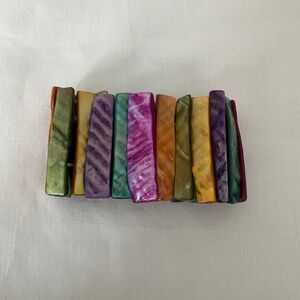 Fun Colourful Stretchy Stone Bracelet